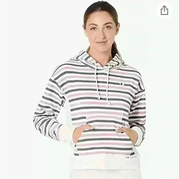 Champion Tops - NWT Champion Women’s Reverse Weave All-Over Print Hoodie, Medium